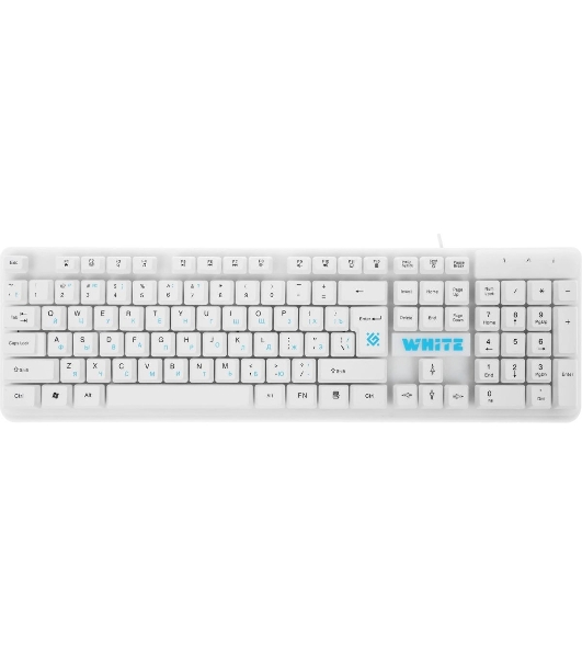 Клавиатура проводная Defender GK-172, USB, белый
