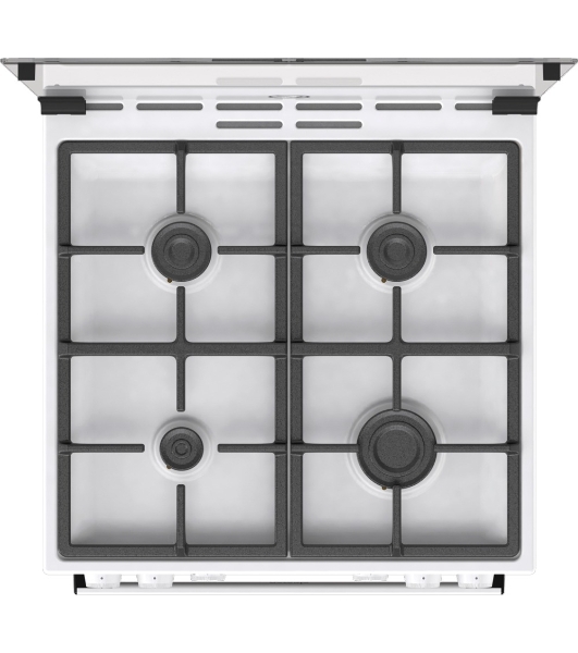 Плита комбинированная Gorenje GK6A20WF белый, конфорок 4 газовых, духовка 65 л, 60 см x 85 см x 60 см