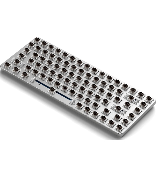 Клавиатура Satechi SM1 Slim Dark гибридная, USB Type-A, Bluetooth, радиоканал, чёрный