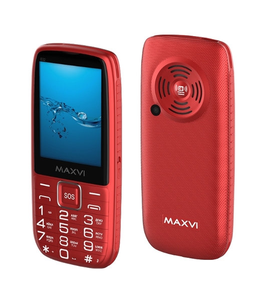 Мобильный телефон Maxvi B32 красный
