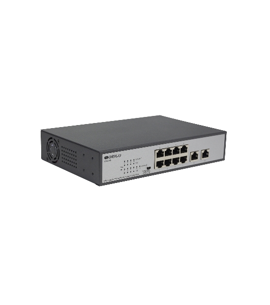 Коммутатор неуправляемый PoE ORIGO Unmanaged Switch 8x1000Base-T PoE, 2x1000Base-T, PoE Budget 120W, Long-range PoE up to 250m, 19' w/brackets