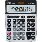 Калькулятор бухгалтерский Deli E39265 серый 16-разр., фото 1