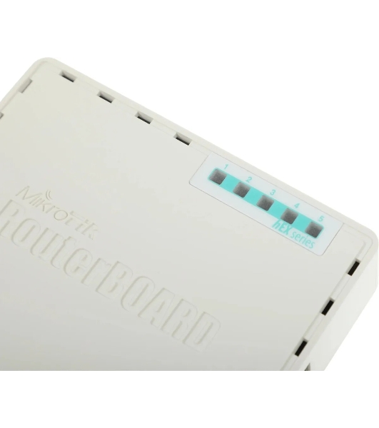 Маршрутизатор MikroTik RB750UPr2 hEX PoE lite 5x Ethernet, раздача PoE, 650 МГц ЦП, 64 МБ 5-портовый 100-Мбитный маршрутизатор с поддержкой PoE на 4-х портах