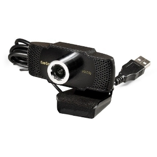 Веб-камера ExeGate BusinessPro C922 HD 1280x720, 30 кадр/с, USB Type-A, микрофон (шумоподавление), универсальное крепление