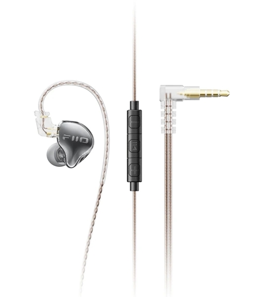 Проводные наушники FiiO JD10 черный, внутриканальные, Jack 3.5 мм