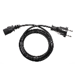 Кабель компьютер - розетка 1,5 м 220V (Европейский стандарт) VCOM/TELECOM, фото2