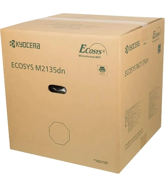 МФУ лазерное Kyocera Ecosys M2135dn (1102S03NL0), A4, ч/б, печ. до 35 стр/мин., скан. до 40 стр/мин (ч/б) 16 стр/мин. (цвет), 1200 x 1200 dpi (печать) 600x600dpi (скан.), USB, RJ-45