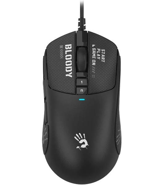 Мышь проводная A4Tech Bloody W72 Ultra черный, 20000 dpi, USB, кнопки - 7
