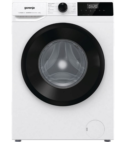 Стиральная машина Gorenje W1NHPI60SCSIRV белый загр. фронтальная макс.: 6 кг 1400об/мин класс: А (Бак в комплекте)