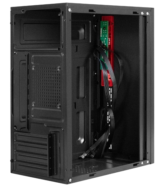 Компьютерный корпус Miditower ExeGate AA-443U-UNS500 (ATX, БП UNS500 с вент. 12см, 2хUSB+1хUSB 3.0+HD Audio, черный)