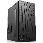 Компьютерный корпус CBR PCC-MATX-MX08-WPSU mATX Minitower MX08, без БП, 2*USB 2.0, HD Audio+Mic, черный, фото 1