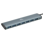 USB-концентратор Digma HUB-7U3.0-UC-G, USB-C, USB 3.0 7 портов, USB Type-C, фото 1
