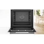 Духовой шкаф Bosch HSG7361B1 Home Connect!! Serie 8, черный, 21 режим + комбинированные режимы, функция приготовление на пару 100%, 4-слойное остекление, 3 цветных текстовых TFT-дисплея 2,5' с сенсорным управлением, ControlRing, функции HomeConnect, трехстороннее LED-освещение,самоочистка EcoClean, фото5