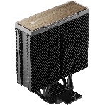 Кулер для процессора DEEPCOOL AK400 G2 LGA1851/1700/1200/115X/AM5/AM4 (12шт/кор, TDP 220W, PWM, Fan 120мм, 4 тепл. Трубки, Wood-grain top cover, черный) RET (R-AK400G2-BKNNMN-GJD), фото5
