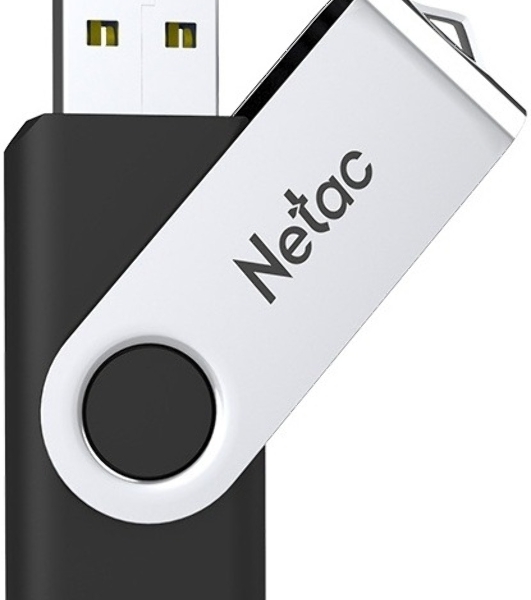 Флешка USB Netac U505 (NT03U505N-256G-32BK), 256Gb, USB 3.0, R/W 110/45, черный/серебристый