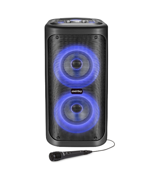 Акустическая система 2.1 Smartbuy MY DISCO, 50Вт, Bluetooth, MP3, FM, RGb подсветка Диско, микрофон