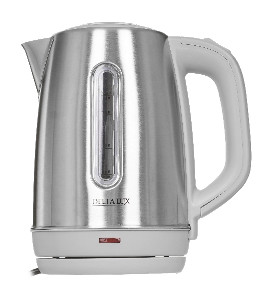 Чайник электрический Delta Lux DE-1015 серый 2кВт, 1.8 л
