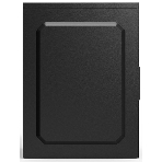 Компьютерный корпус CBR PCC-MATX-MX08-WPSU mATX Minitower MX08, без БП, 2*USB 2.0, HD Audio+Mic, черный, фото3