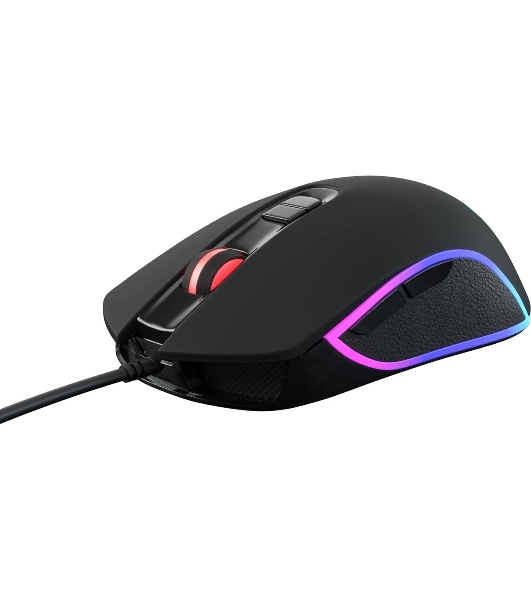 Мышь проводная GMNG 730GM черный, 12000 dpi, USB, кнопки - 7