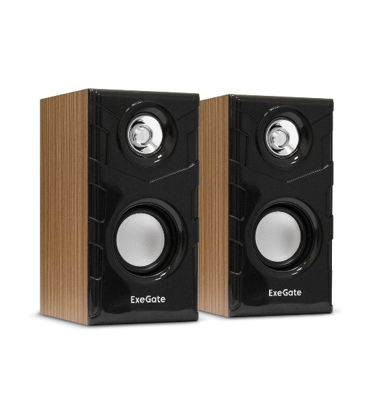 Акустическая система 2.0 ExeGate EX289694RUS Tango 316 (питание USB, 2х3Вт (6 Вт RMS), 80-20000Гц, дерево)