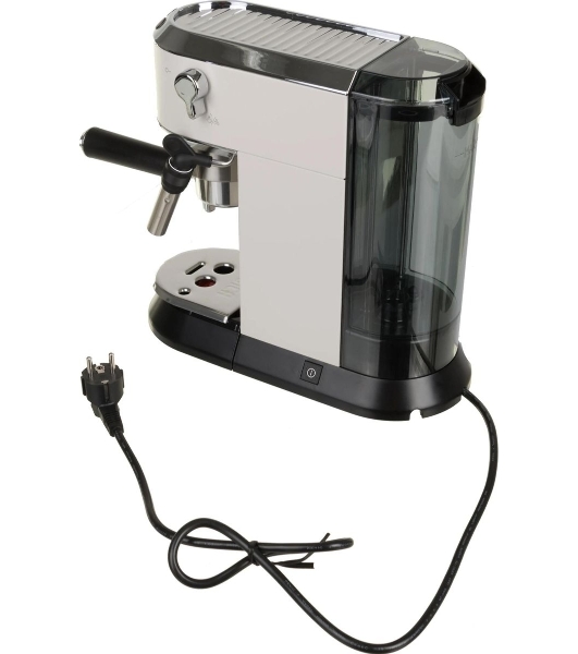Кофеварка эспрессо DeLonghi EC685.W белый, исп. кофе - молотый/чалды, 1.1 л, 1350 Вт, 15 бар