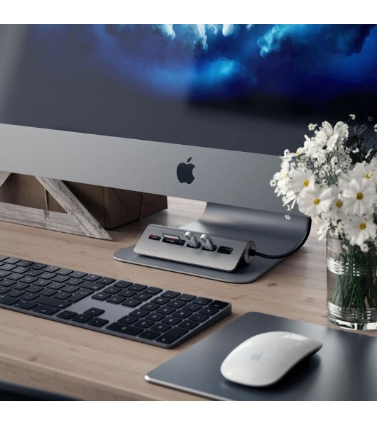 Док-станция Satechi ST-TCHCRM, USB Type-C, USB 3.0/Micro/SD, USB Type-C