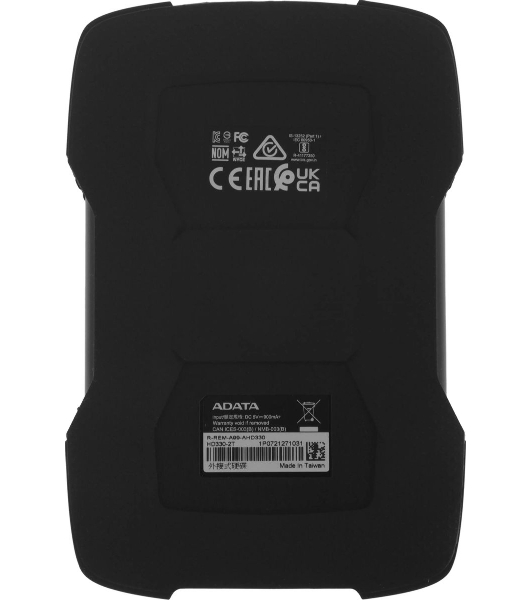 Внешний HDD 2.5' ADATA HD330, 2TB, USB 3.2 Gen 1 Type-A, 5400 rpm, черный