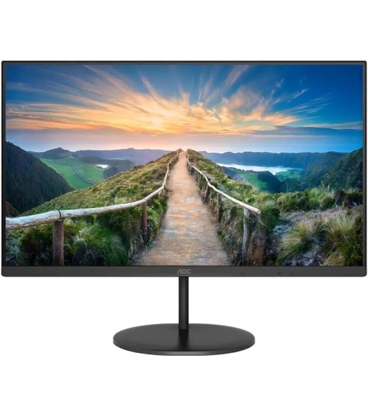 Монитор 23.8' AOC Value Line Q24V4EA IPS 2560x1440, 75 Гц, 4 мс, 16:9, 250 кд/м2, 1xHDMI, 1xDP, 1x3.5 мм, черный