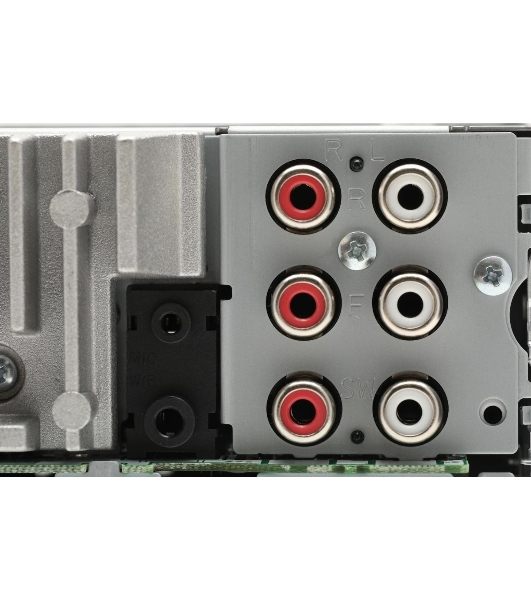 Автомагнитола Pioneer MVH-S520BT, 1 DIN, Bluetooth, USB Type-A, AUX, пульт ДУ, съёмная панель