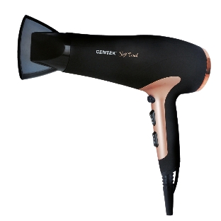 Фен Centek CT-2241 черный/розовое золото, 1900 Вт