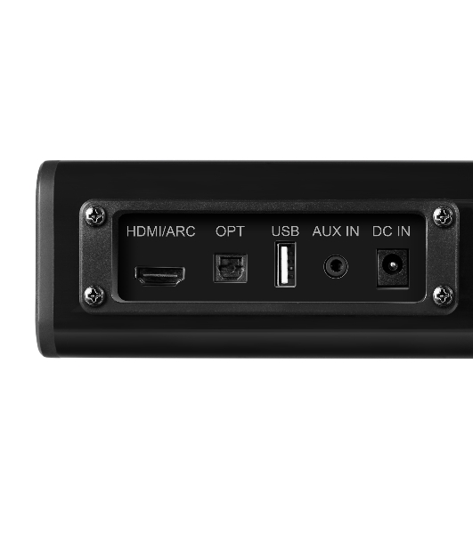 Саундбар SVEN SB-2040A, черный (40 Вт, Bluetooth, HDMI, ПДУ, Optical, USB, дисплей)
