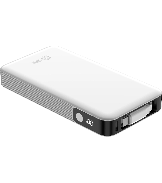 Портативный аккумулятор Cactus CS-PBFSPA-10000 10000mAh 22.5W 4.5A 2xUSB-C белый