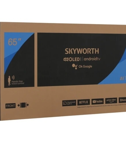 Телевизор Skyworth 65' 65SXE9000 серый OLED UHD 60Hz GoogleTV 2GB/32GB