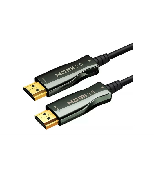 Кабель HDMI AOC-HM-HM-40M Wize, оптический, 40 м, 4K/60HZ, v.2.0, ARC, 19M/19M, черный, коробка