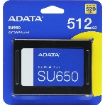 Накопитель SSD ADATA SU650, 512Gb, SATA III, 2.5', R/W 520/450, фото3