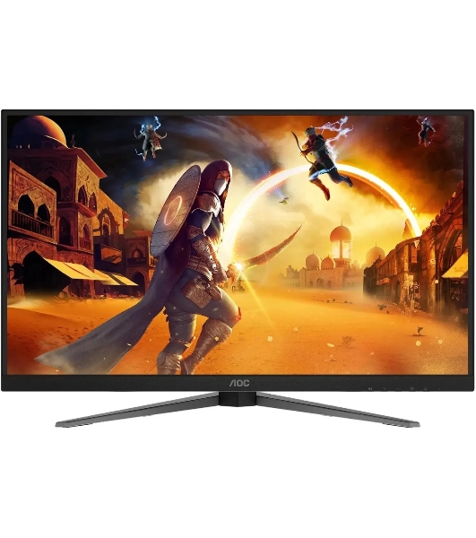 Монитор 27' AOC Q27G4S IPS 2560x1440, 300 Гц, 1 мс, 16:9, 350 кд/м², DP 1.4, 2xHDMI 2.1, DisplayHDR 400, FreeSync, черный