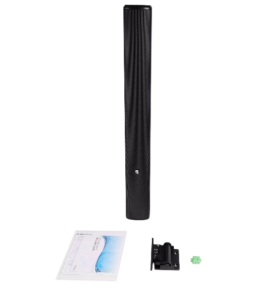 Звуковая колонна Intrend ITSPK-CL425PD-B активная 4x2,5', 60 Вт, вход DANTE, SPL 109dB, 106Hz18kHz, 120°х20° (HхV), вес 3.4 кг, черный, крепление в комплекте, (цена за 1шт., в упаковке 2 шт., продается парами)
