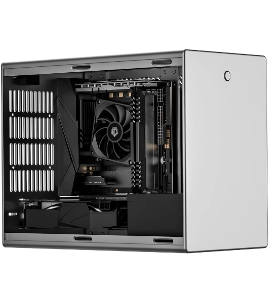 Кулер для процессора ID-COOLING IS-23i черный LGA1851/1700/1200/115X низкопрофильный высота 23мм (48шт/кор, TDP 45W, PWM, 2 тепл.трубки, медная база, FAN 80мм) BOX