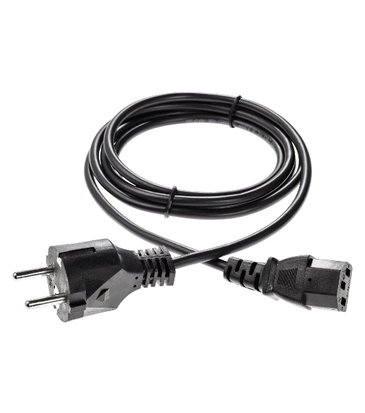 Кабель компьютер - розетка 1,5 м 220V (Европейский стандарт) VCOM/TELECOM