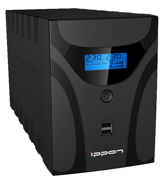 Источник бесперебойного питания Ippon Smart Power Pro II 1200 720Вт 1200ВА черный