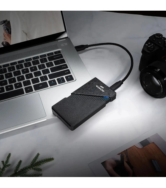 Внешний SSD ADATA SE920, 2Tb, USB 4 Type-C, R/W 3800/3700, черный