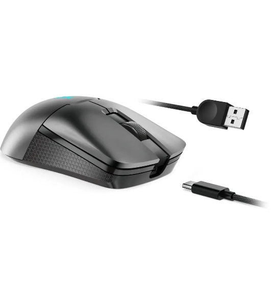 Мышь беспроводная Lenovo Legion M600s Qi Wireless Gaming темно-серый оптическая 19000dpi BT/Radio USB (GY51H47355)