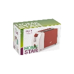 Тостер Homestar HS-2002 коралл, 750 Вт, 2 слота, фото5