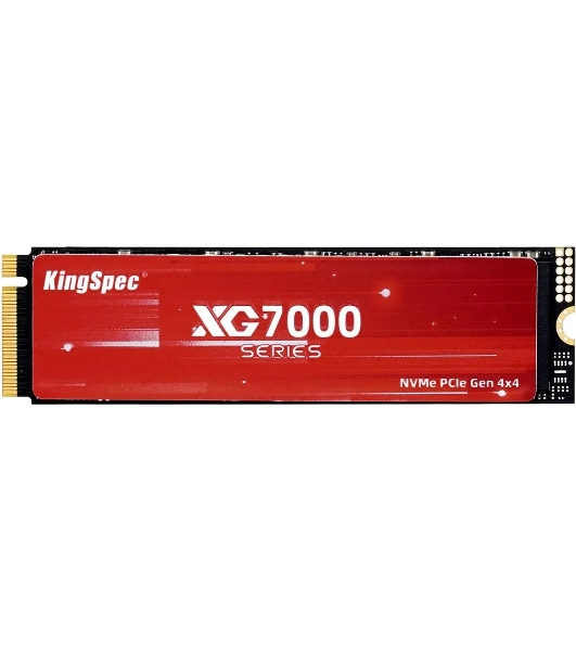 Накопитель SSD KingSpec XG7000, 1Tb, PCIe 4.0 x4, M.2 2280, NVMe, R/W 7400/6600