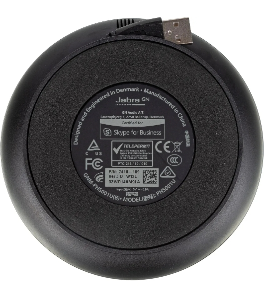 Спикерфон Jabra Speak 410 MS USB NC WB, черный