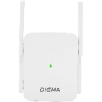 Повторитель беспроводного сигнала Digma D-WR310 (D-WR310V2) N300 Wi-Fi белый, фото2