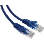 Патч-корд Premier PP12-1M/B 1000Гбит/с UTP 4 пары cat.5E CCA molded 1м синий RJ-45 (m)-RJ-45 (m), фото 1