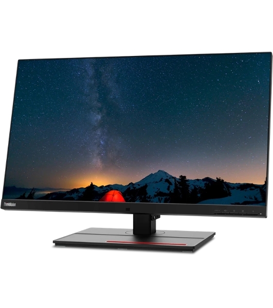 Монитор 27' Lenovo ThinkVision P27u-20 IPS 3840x2160, 60 Гц, 4 мс, 16:9, 400 кд/м², 2xHDMI, 1xDP, Thunderbolt, черный