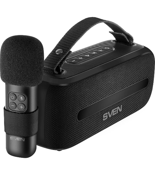 Колонка портативная SVEN PS-255 черный 12W 1.0 BT 3600mAh