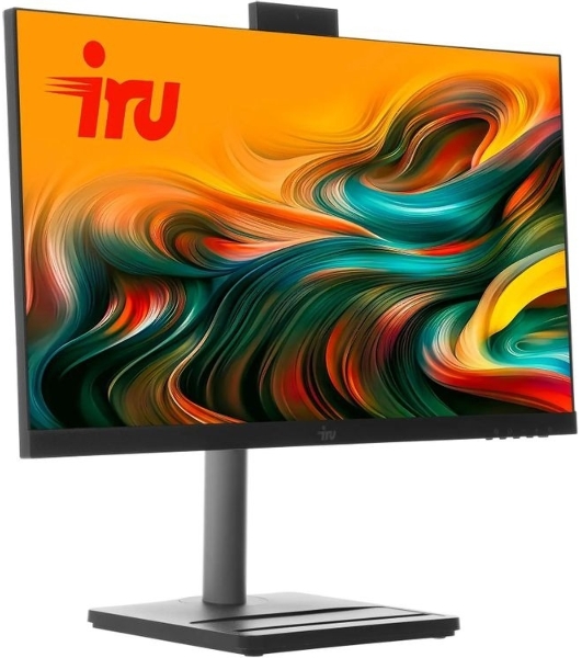 Моноблок IRU Tactio 24ID 24.5' Full HD i5 1235U (1.3) 16Gb SSD512Gb UHDG Windows 11 Pro 64 GbitEth WiFi BT 90W Cam черный 1920x1080